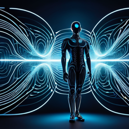 **Prompt for the transformation of voice synthesis:**
    A sophisticated, abstract representation of AI voice synthesis, blending geometric patterns with fluid sound waves, evolving into a subtle, human-like vocal presence. The background is a modern, illuminated digital interface, suggesting technological advancement and innovation. The composition emphasizes a harmonious transition from machine to natural expression, with elements of deep learning and neural networks subtly hinted at. The color palette is futuristic and clean, with a focus on blues, silvers, and soft whites.
    safe for work, appropriate content, fully clothed, professional, perfect anatomy, correct proportions, natural pose, well-formed hands, proper finger count, natural body proportions, professional photography, high quality, studio lighting, detailed, volumetric lighting.