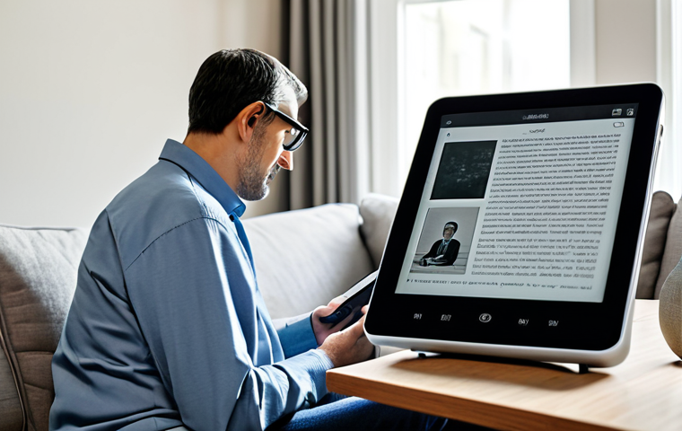 AI 음성 합성이 가져올 변화 - **

"A diverse group of students using smart tablets with AI voice assistants in a bright, modern cl...